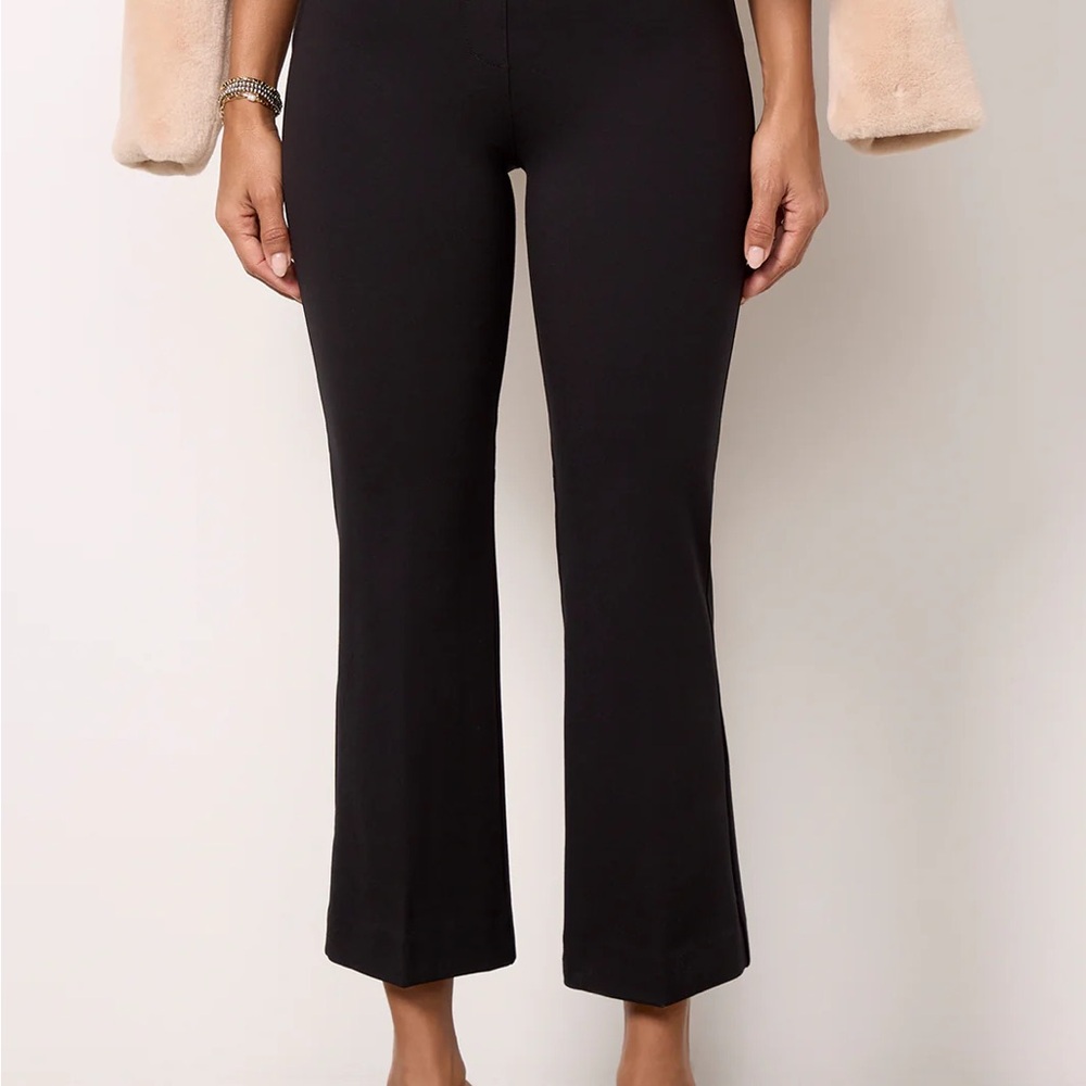 Spanx On the Go Petite Kick Flare Black Pant
